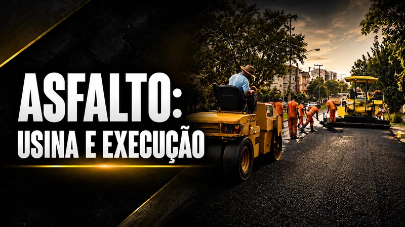 Capa do módulo Asfalto: Usina e Execução